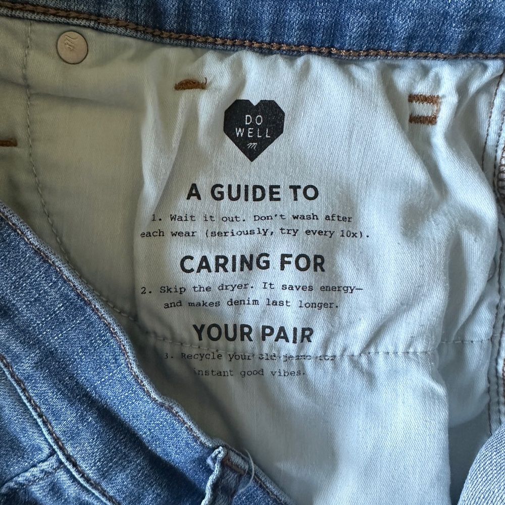 Madewell high rise button fly cutoff denim shorts - Picture 8 of 11